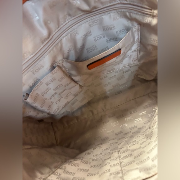 Michael Kors Orange Tote Bag - Picture 7 of 14